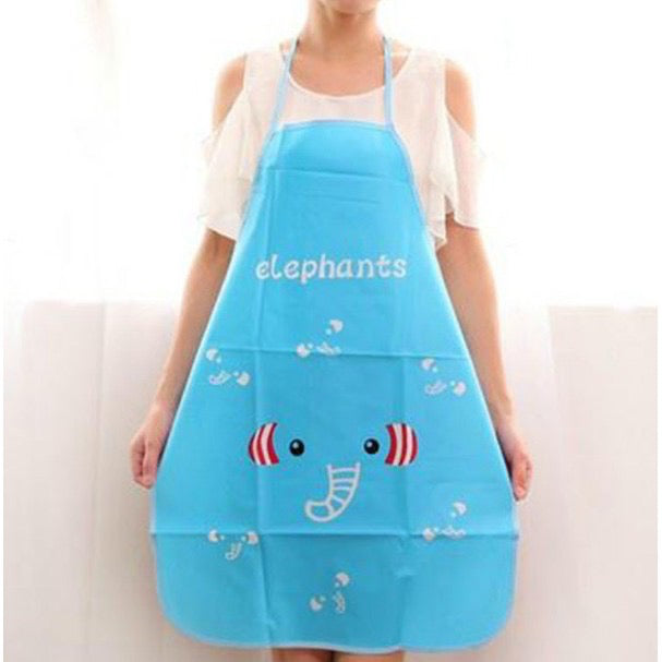 Pekanbaru HR-Celemek Apron Masak Dapur Anti Tahan Air Waterproof Jumbo Transparan Import
