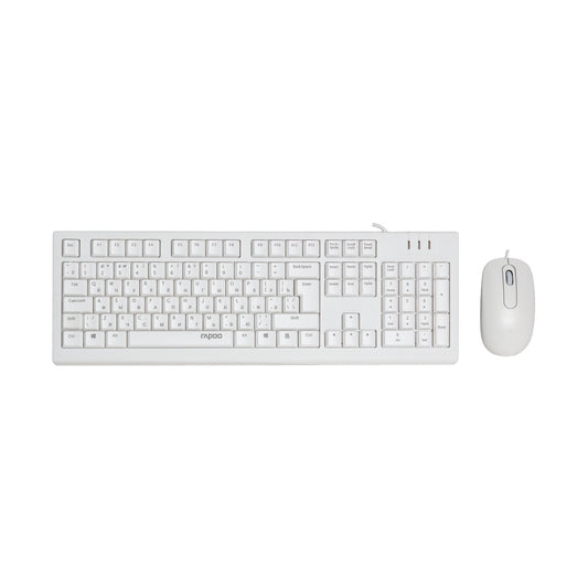 Pekanbaru Wired Optical Mouse & Keyboard Combo Rapoo X120Pro