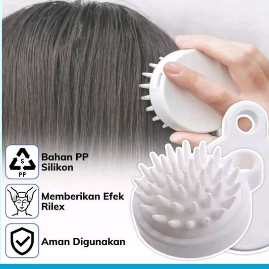 Pekanbaru Sisir Keramas Ketombe Silikon Premium Impor