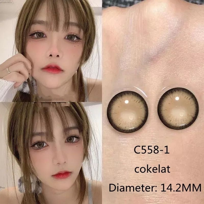 Pekanbaru Softlens Gray Brown Natural 14.2 C390-1 /C390-5 /C558-1
