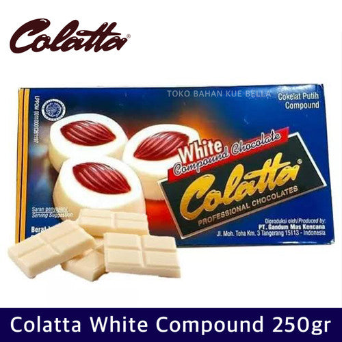 Pekanbaru Colatta White Compound / Coklat Masak Putih 250Gr