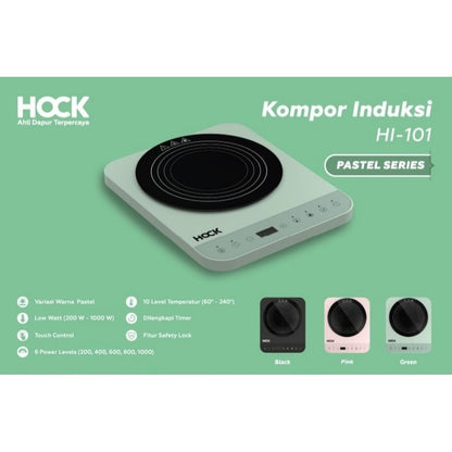 Pekanbaru Kompor Induksi Hock Hi-101 / Kompor Hock Induksi Hi 101 Pastel Series / Kompor Listrik Hock