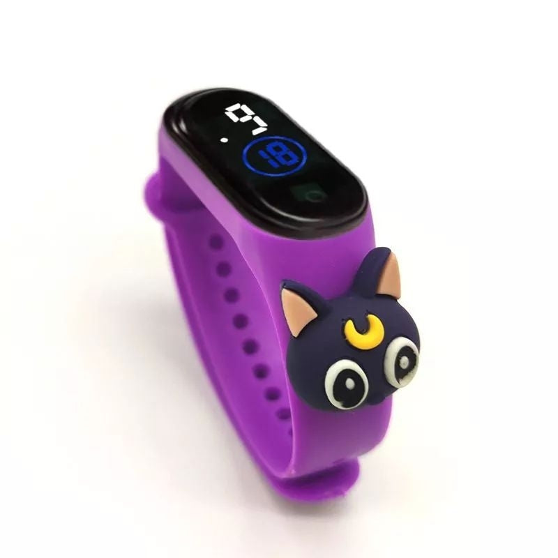 Pekanbaru Jam Tangan Anak Karakter Led Motif Kartun Gelang Anak Perempuan Laki Laki