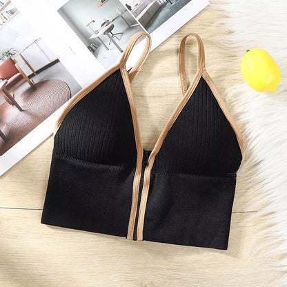 Pekanbaru Sport Bra Bh Korea Wanita Model Resleting Tank Top Bra With