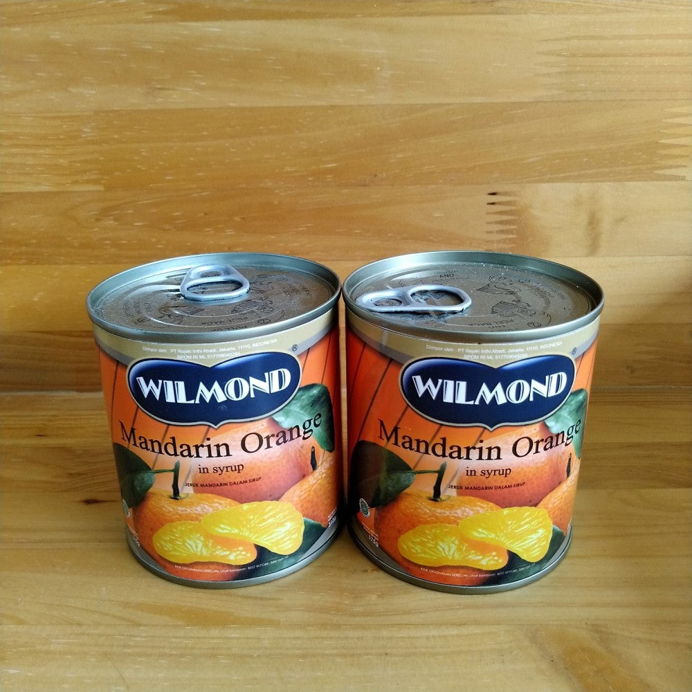 Pekanbaru Wilmond Mandarin Orange In Syrup / Manisan Jeruk Kalengan 312Gr