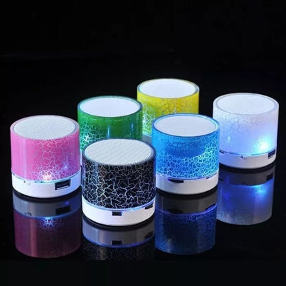 Pekanbaru Speaker Bluetooth Creck Effect ( Motif Retak ) Mini S-10 Lampu Led Super Bass