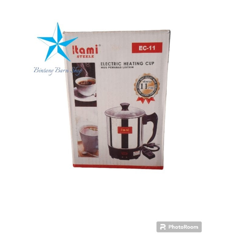 Pekanbaru Mug Elektrik Teko Listrik Stainless Steele / Itami Steele Pemanas Air Steele / Itami Steele / Happy Fun