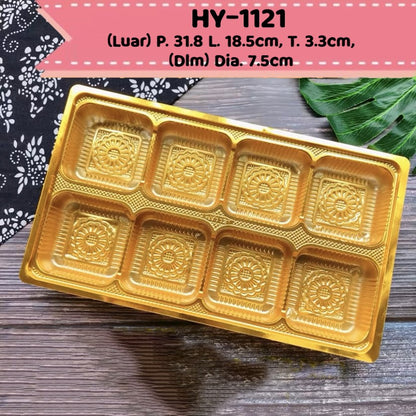 Pekanbaru Mika Tray Mooncake / Kue Bulan Petak Sekat Per Pack