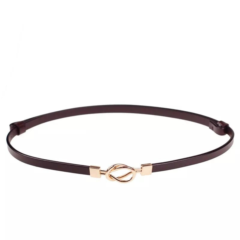 Pekanbaru Ikat Pinggang Gesper Belt Kecil Wanita Bahan Kulit Pu / Tali Pinggang Wanita / Gesper