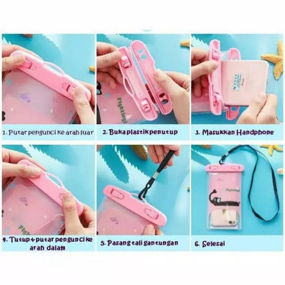 Pekanbaru Sarung Hp Waterproof / Waterproof Pouch Gantung / Pelindung Hp Anti