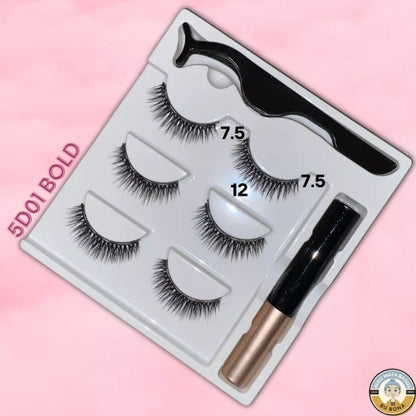 Pekanbaru Eyelash Magnetic 1 Set Lengkap Bulu Mata Magnet 3 Psg