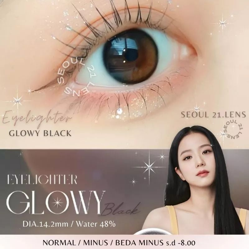Pekanbaru Glowy By Urban/Topgel/Elcoco 14.5 Mm Normal Minus /Softlens Natural