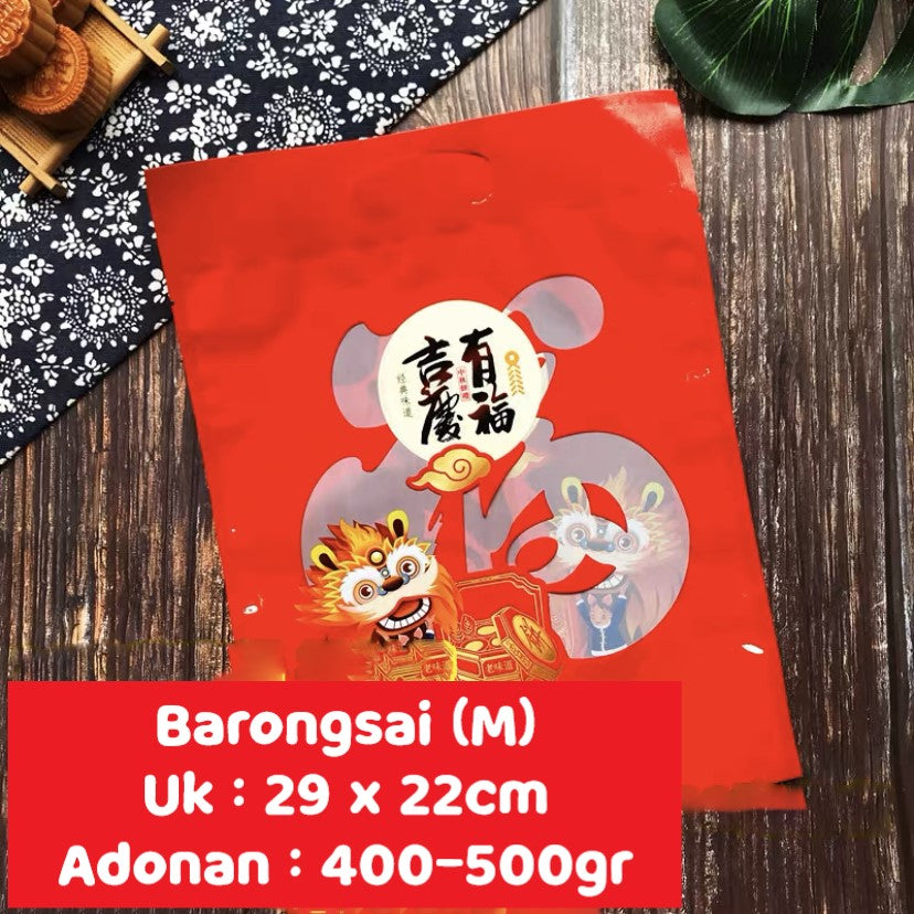 Pekanbaru Plastik Mooncake / Kue Bulan Non-Seal Ukuran Xl Per Pcs