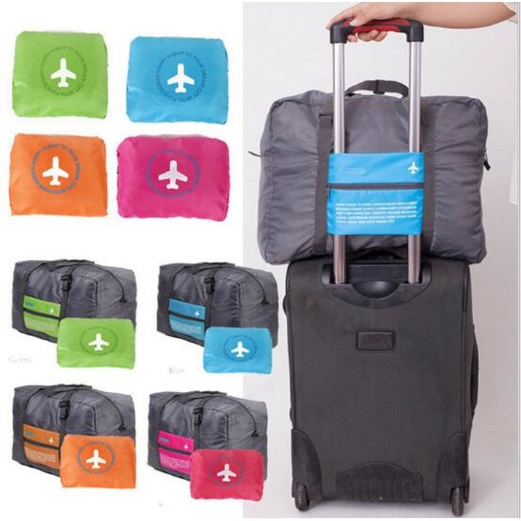 Pekanbaru HR- Travelmate Tas travel besar lipat anti air Kuat tas gantungan koper tas jinjing viral pesawat bus