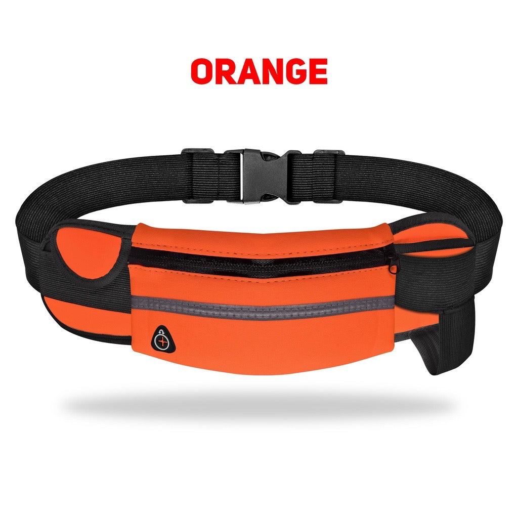 Pekanbaru HR- Tas Ikat Pinggang Lari Water Proof 1 Kantung / Go Belt / Running Belt / Tas Sepeda / Outdoor