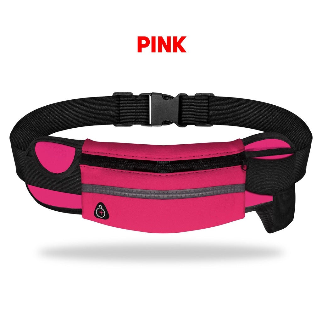 Pekanbaru HR- Tas Ikat Pinggang Lari Water Proof 1 Kantung / Go Belt / Running Belt / Tas Sepeda / Outdoor