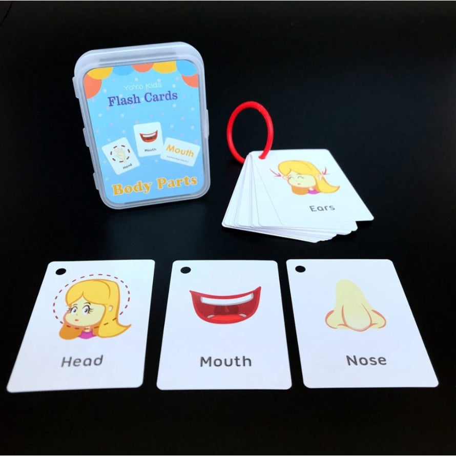 Pekanbaru [IA] Flash Card Edukasi Anak Mainan Edukasi Anak Kartu Pintar Balita Flash Card Bahasa Inggris