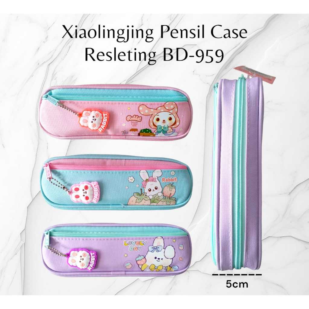 Pekanbaru Tempatpensil Anak Xiolingjing /Pensil Case Resleting Mika