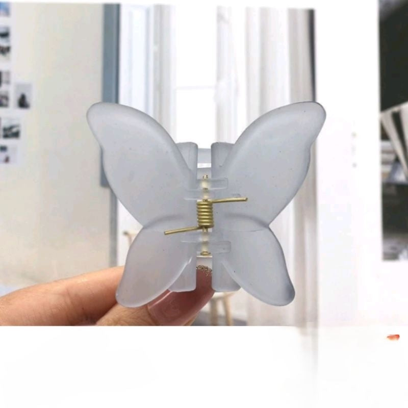 Pekanbaru Jedai Rambut Motif Kupu Kupu Warna / Jepitan Rambut Butterfly