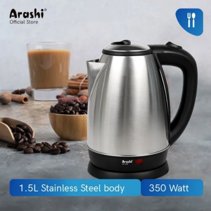Pekanbaru Teko Arashi / Teko Listrik Arashi / Kettle Arashi / Ceret Listrik Arashi 1.5 Liter / Pemanas Air