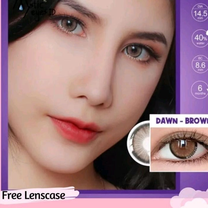 Pekanbaru Softlens Dawn By Mysticeyes 14.5Mm Normal Minus /Kacamata Minus Mines Soflents Kontaklens