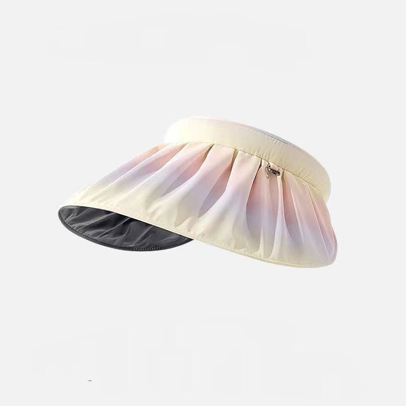 Pekanbaru Topi Ombre Anti Sinar UV Fisherman Warna Pastel Aesthetic Bando Multifungsi Ringan Motif Kerang Pelangi UPF 50+ Sun Hat Topi Bando Serap Keringat Visors Korean Style