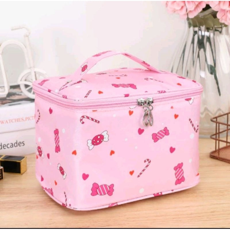 Pekanbaru Tas Kosmetik Pouch Make Up Travel / Tas Multi Fungsi / Tas