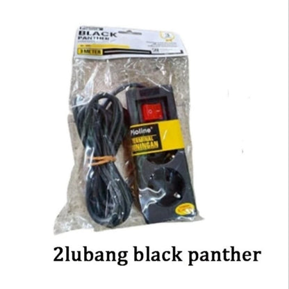 Pekanbaru Cok Sambung / Kabel Sambung / Stop Kontak Pioline Black Phanter 2L 3L 4L 5L 3Meter