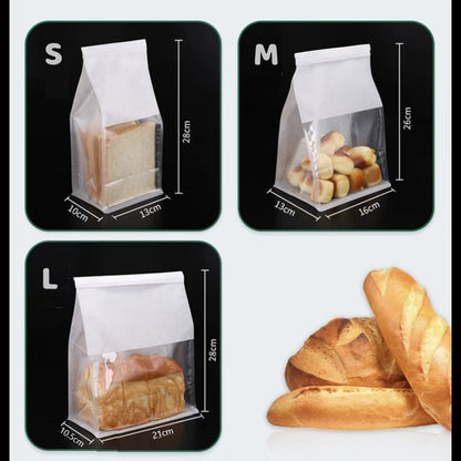Pekanbaru Paperbag / Kantong Kertas Roti Kue Cookies Polos Tutup Kawat