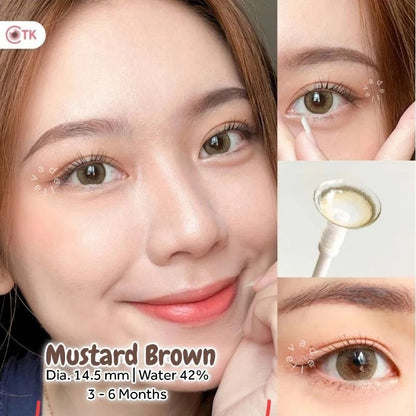 Pekanbaru Softlens Recipe Dia 14.5Mm Normal & Minus Grey Brown Blue (-0.50 S/D -6.00) Gray Ctk
