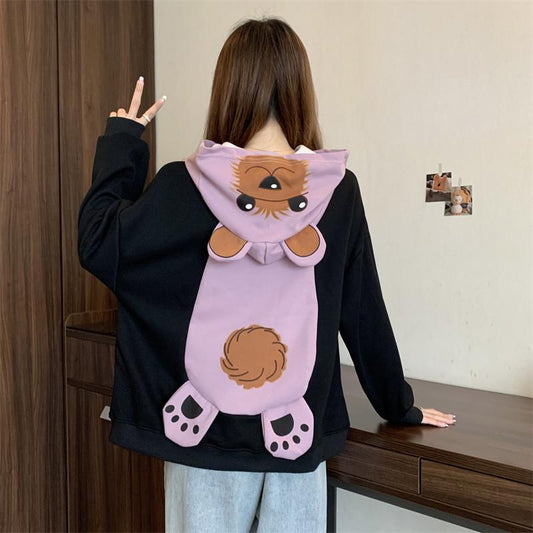 Pekanbaru Hoodie Oversize Bear Kepala Beruang Hoodie Besar Badan Bear Beruang Topi Unik Kepala Bear Beruang Korean Style