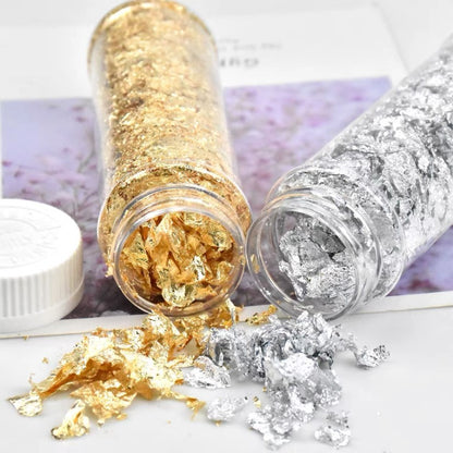 Pekanbaru Edible Gold Flakes Foil / Dekorasi Cake / Emas Lembaran