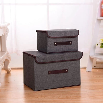 Pekanbaru (2 In 1 )Storage Box 2In1 Box Organizer Tempat Penyimpanan Baju Mainan Ukuran