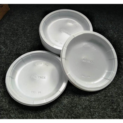 Pekanbaru Piring Plastik Putih Bsm  Per Pack