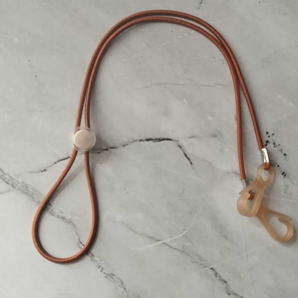 Pekanbaru [YL] Strap Masker 2 in 1/ Kalung Masker / Kalung Gantungan Masker Multifungsi Bisa dipakai utk Hijab / Strap Masker Pita/Kalung Masker Hijab 2 in 1 Stap Masker Elastis Konektor Masker Boba