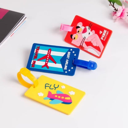 Pekanbaru Name Tag Koper Gantungan Koper Motif Lucu Bahan Silikon Luggage Tag Cartoon Id