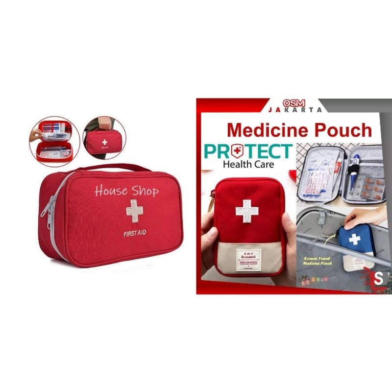 Pekanbaru [ P3K ] Medicine Korean Travel Medicine Bag Tas Dompet Obat