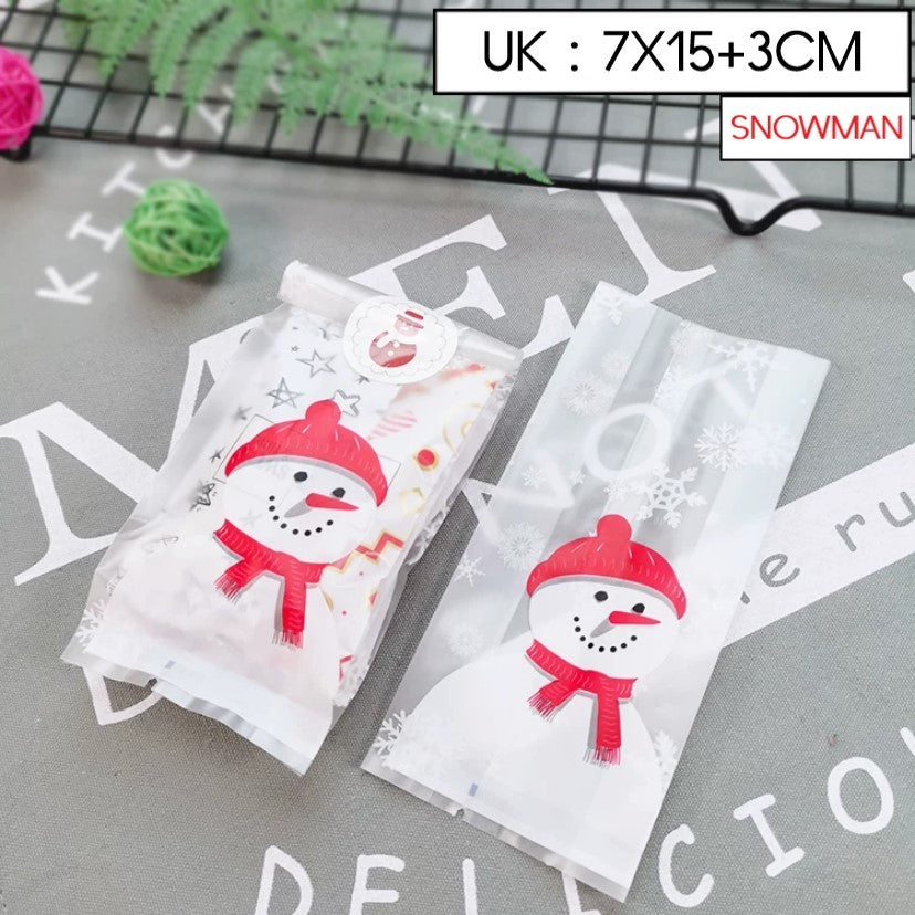 Pekanbaru Christmas Cookies Pouch / Plastik Cookies Doff Per Pack