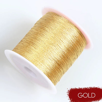Pekanbaru Tali Hang Tag 1Mm Silver / Gold Per 10Mtr