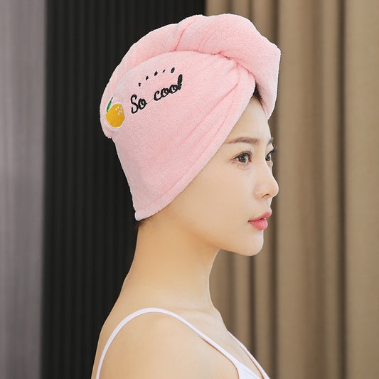 Pekanbaru [TQ] Handuk Keramas Pengering Rambut Wanita Cepat Kering Fashion Anduk Kepala Magic Towel Hair Towel