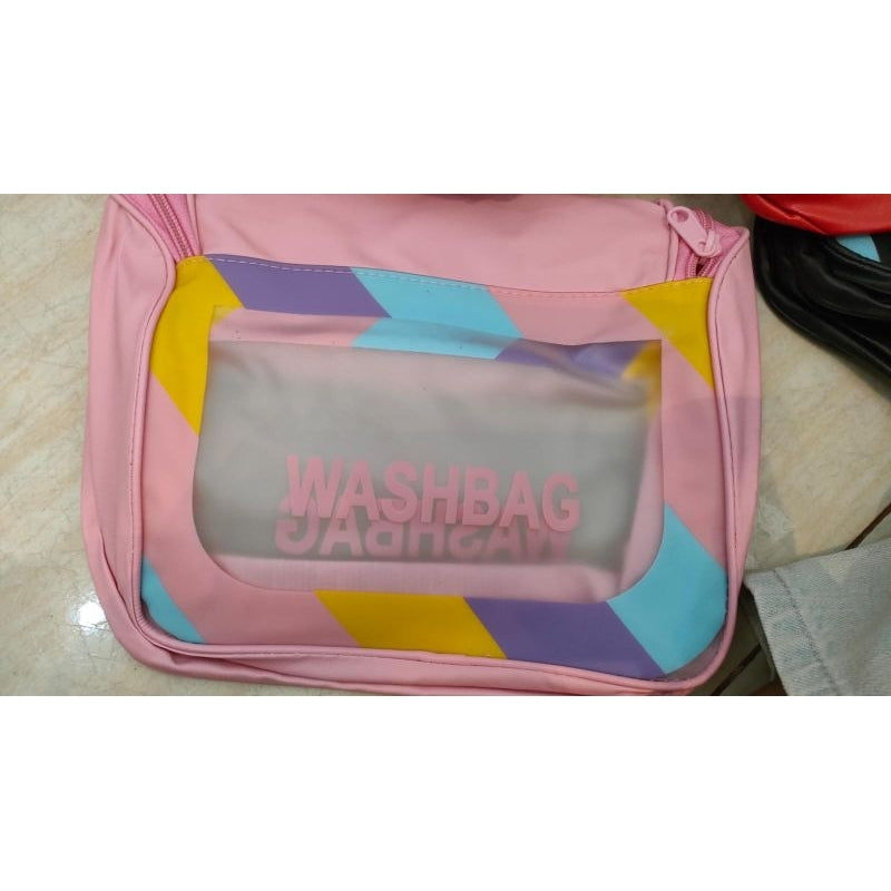 Pekanbaru Tas Kosmetik Washbag Travel Pouch Make Up Organizer Transparan