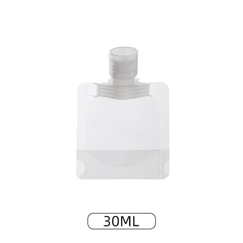 Pekanbaru HR-Botol Pouch Plastik Travel Refill Tempat Sabun Cair Lotion Shampoo Skincare Stiker Cantik Viral