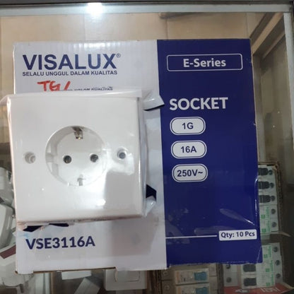 Pekanbaru Visalux - Saklar Visalux E Series Ob / Switch Lampu / Stop Kontak