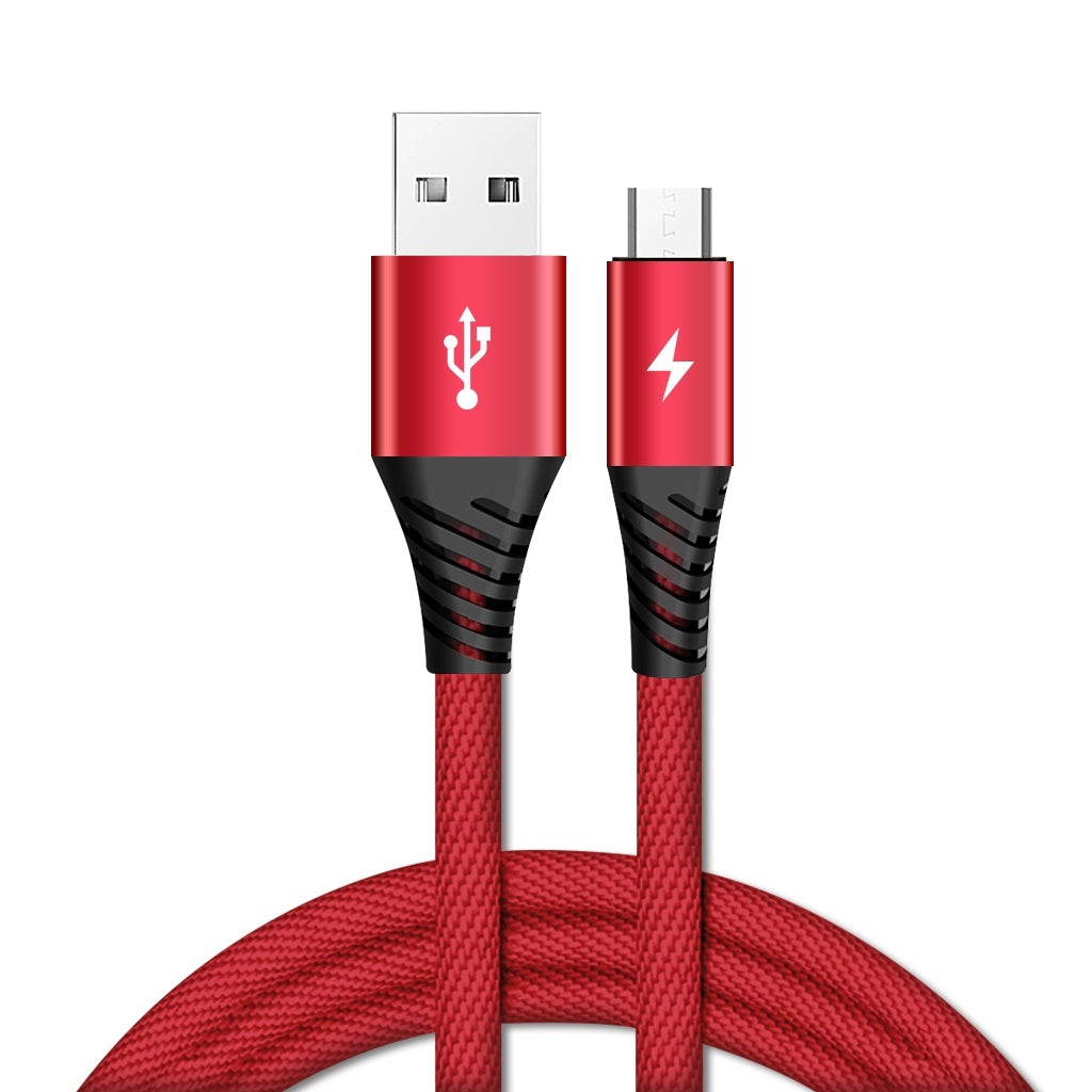 Pekanbaru Kabel Charger Micro USB 2.4A AMINO Cable Data Fast Charging Untuk Realme Oppo Vivo Samsung Xiaomi