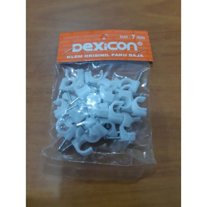 Pekanbaru Klip Kabel Klem Kabel Dexicon Paku Beton 6Mm 7Mm 8Mm 9Mm 10Mm Murah