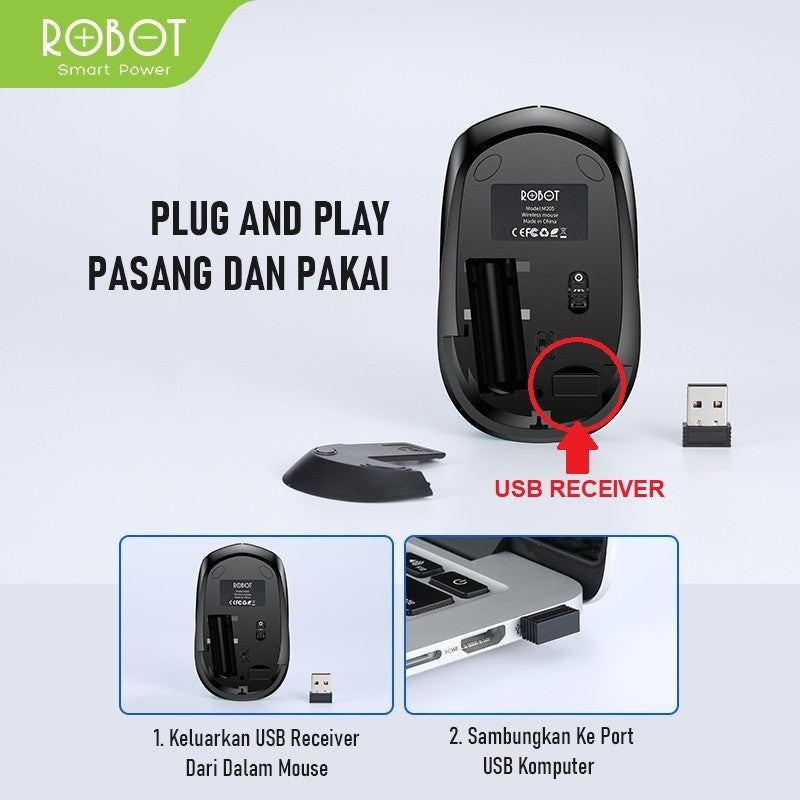Pekanbaru Robot Wireless Mouse M205