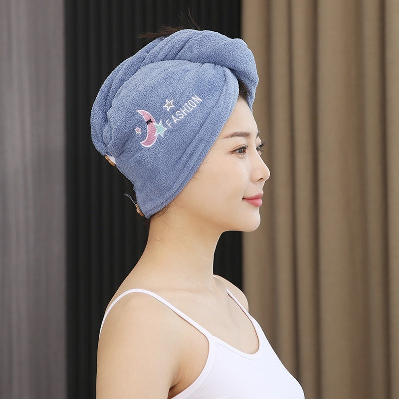 Pekanbaru [TQ] Handuk Keramas Pengering Rambut Wanita Cepat Kering Fashion Anduk Kepala Magic Towel Hair Towel