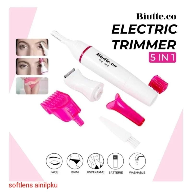 Pekanbaru 5In1 Trimmer Shaver Pencukur Pemangkas Bulu Alis , Hidung,