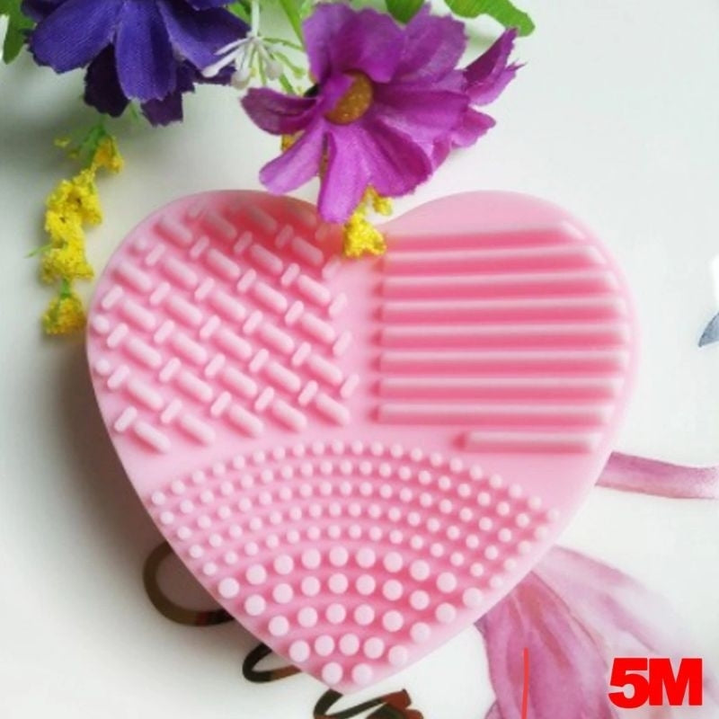 Pekanbaru Alat Pembersih Kuas Brush Make Up Silikon / Pembersih Brus Plus