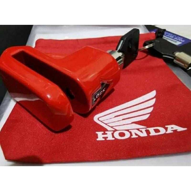 Pekanbaru Gembok Cakram Motor Honda Kunci Pengaman Anti Maling Sepeda Motor Original